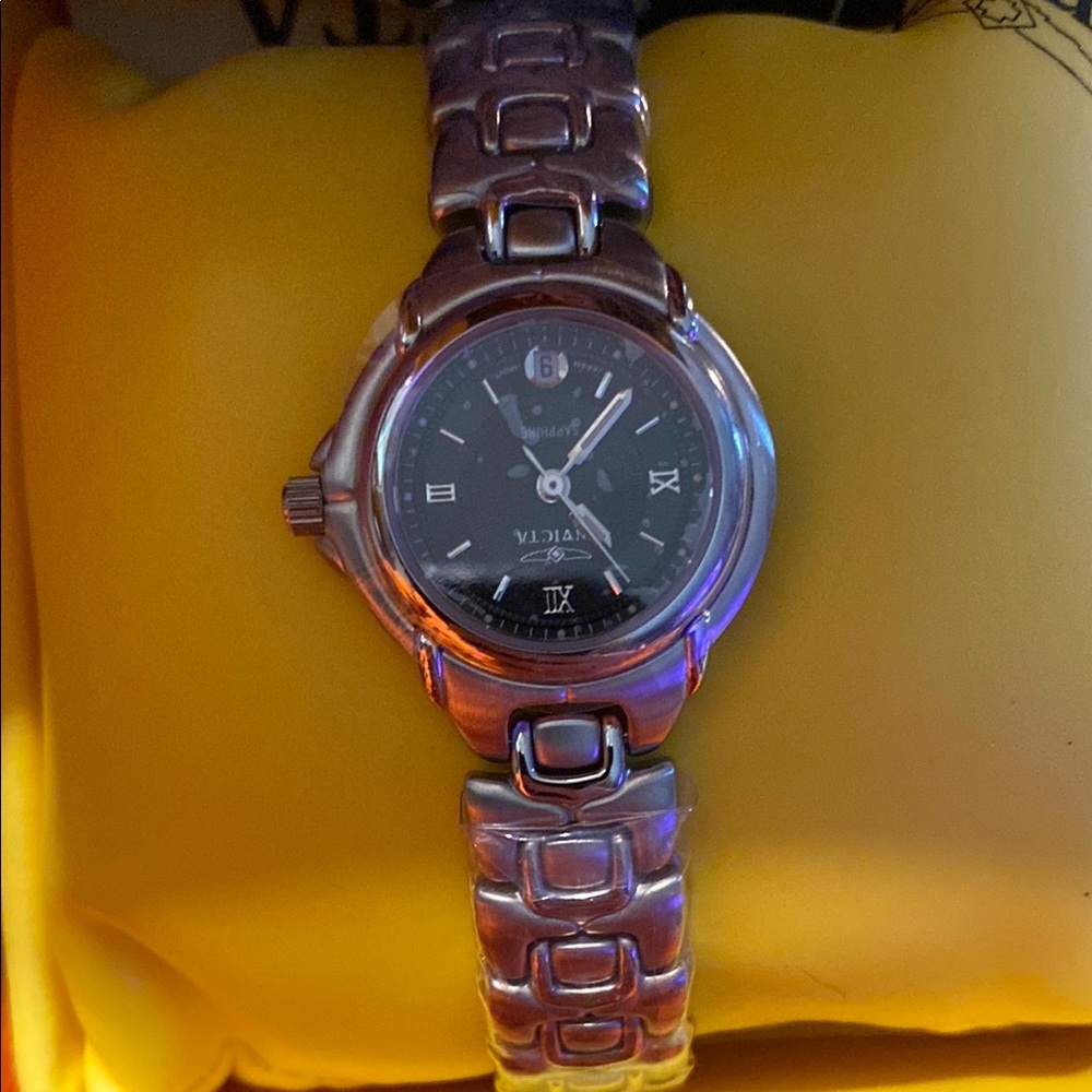Invicta Classic Silver Watch with Dark Dial